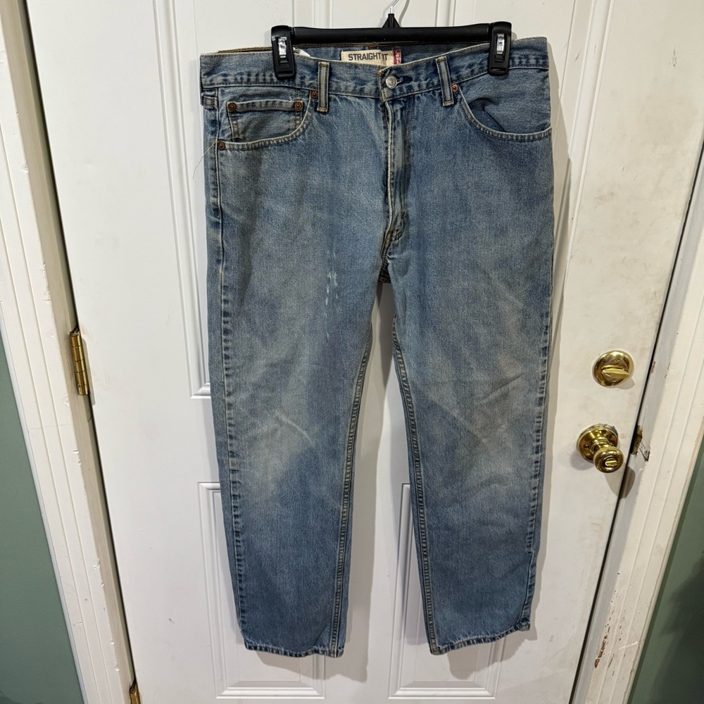 Levi's Blue Straight Jeans Classic Timeless Design